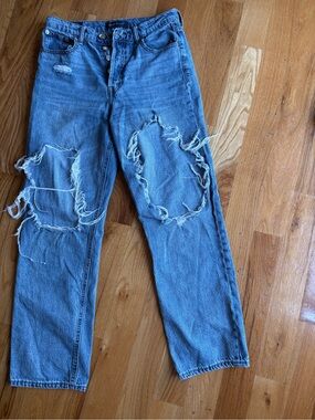 Aeropostale Light Blue 90s Baggy Jeans